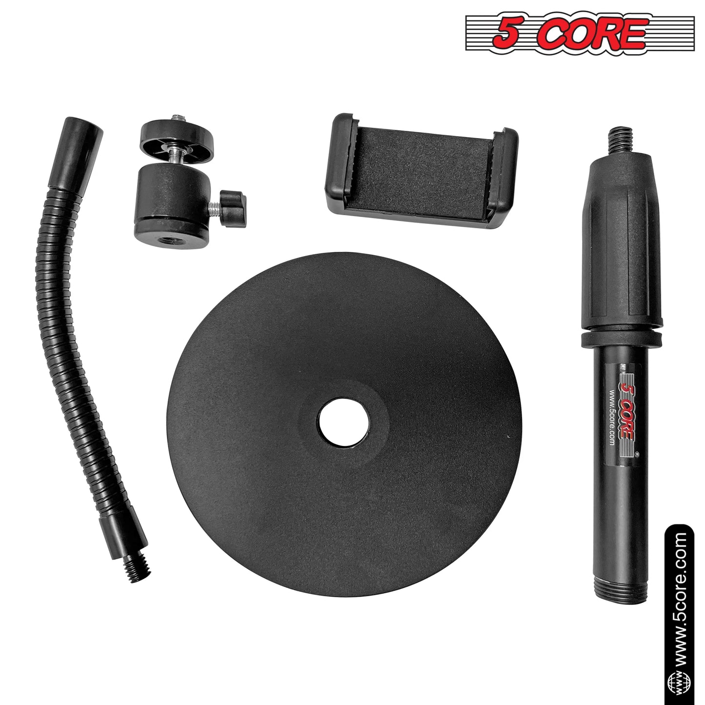 5Core Adjustable Scissor Boom Arm Stand for Desk - Compatible with Tablets and Cell Phones